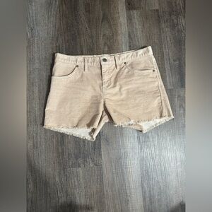Carve Designs Khaki Colored Corduroy Shorts Women’s Size 6